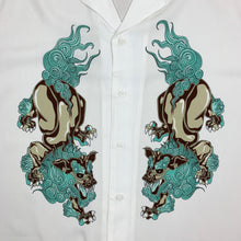 Load image into Gallery viewer, -Button Up Foo Lion Shirt-