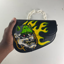 Load image into Gallery viewer, -Hand Painted Oni Saddle Bag-